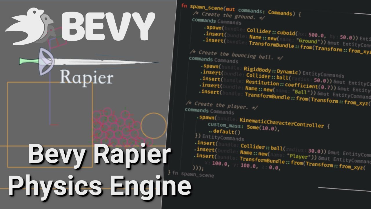 Rapier Physics Engine Showcase: Rust Physics Engine for Bevy