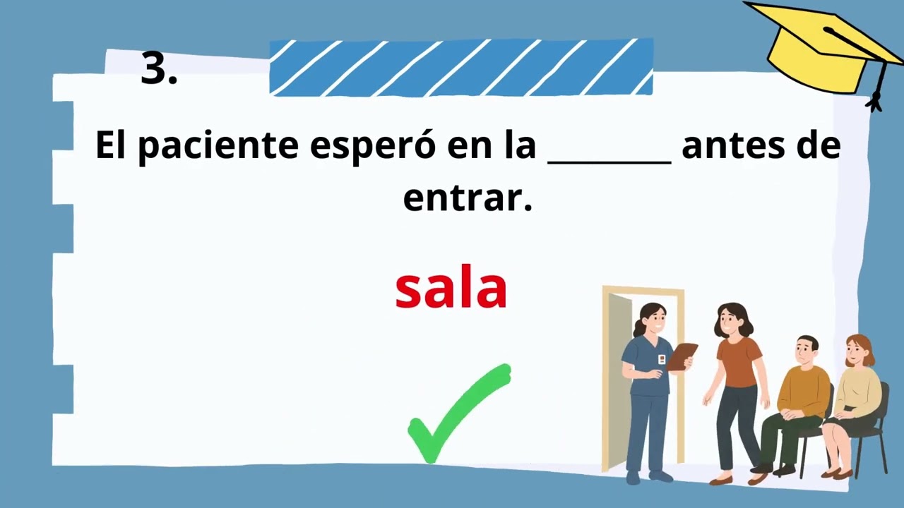 Trivia Vocabulario En el Hospital A2.1 👦🏻👩📚⏰🏆 #vocabulary #vocabularywords #vocabulario #hospital