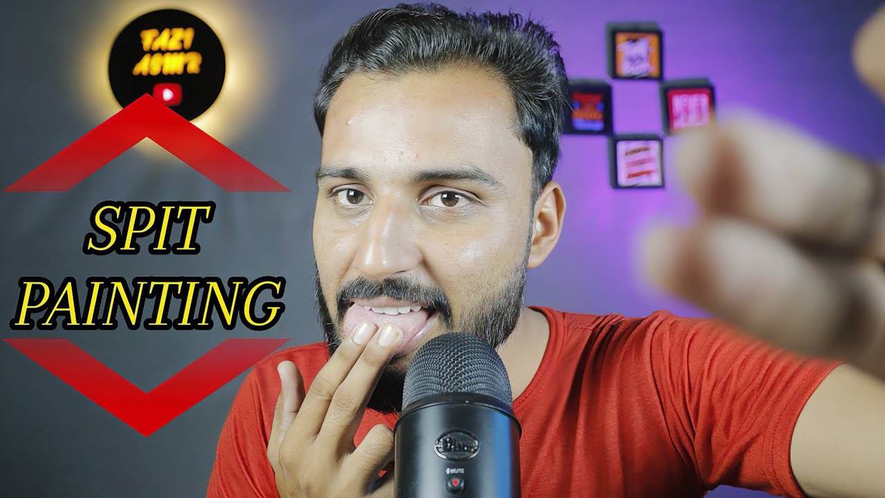 ASMR Spit Painting Your Face for Ultimate Relaxation