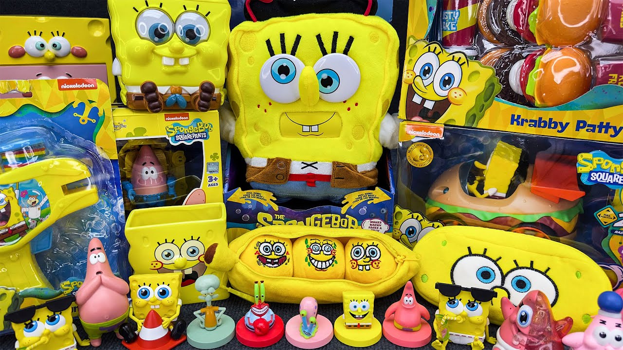 Ultimate ASMR Satisfying SpongeBob & Patrick Toy Collection Unboxing 2025 🧽 TOY PLAYSET ASMR