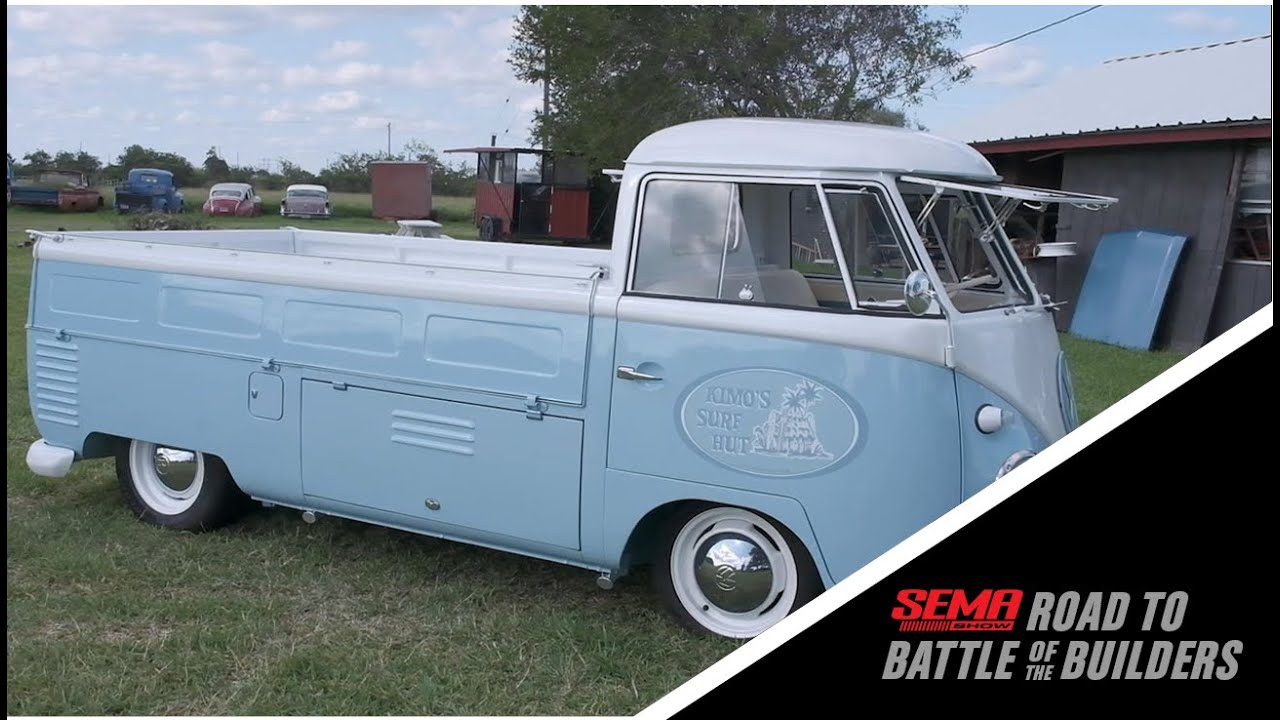 Винтажный VW Single Cab 1960 года безупречно отреставрирован