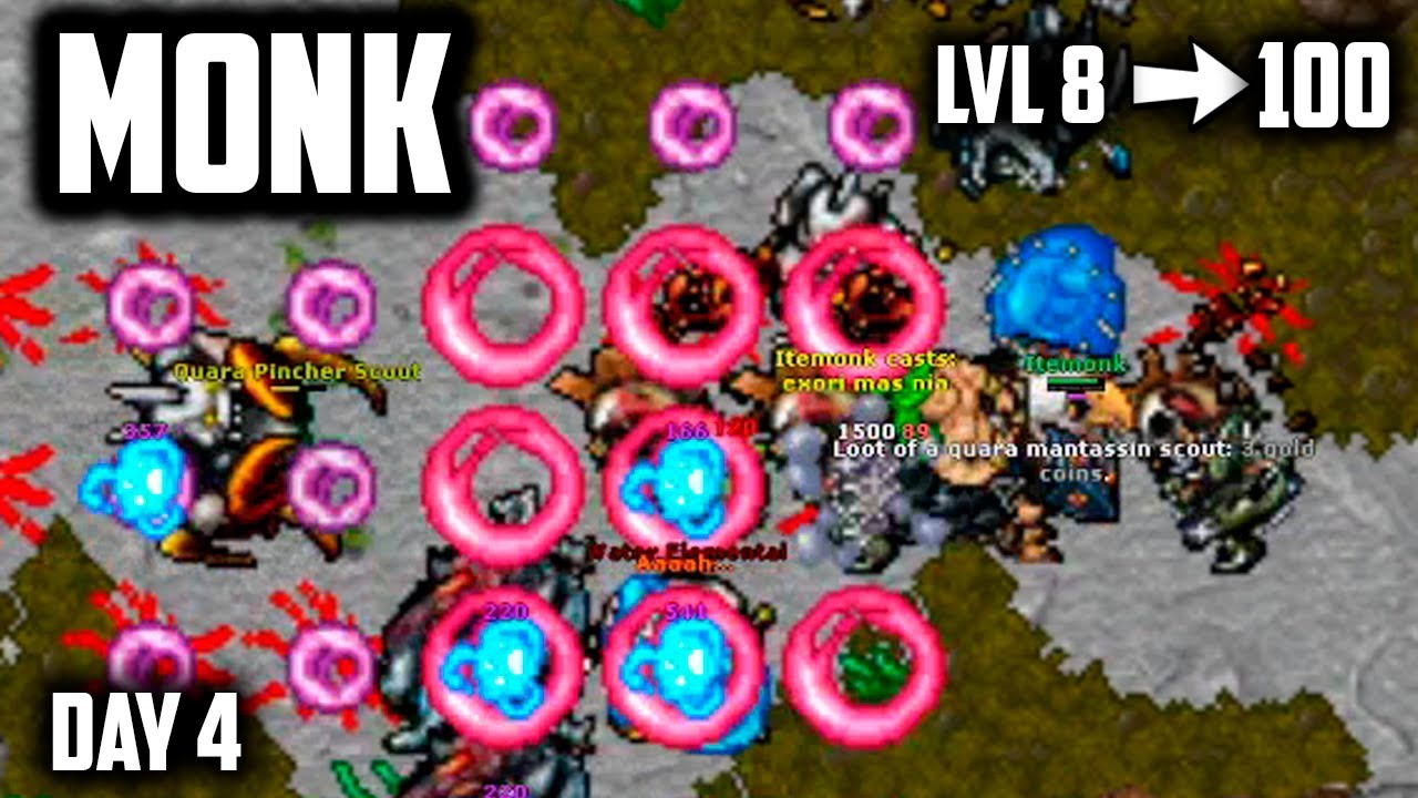 MONK SPELLS are TOO GOOD: MONK LVL 8 to 100 in 7 DAYS (DAY 4)