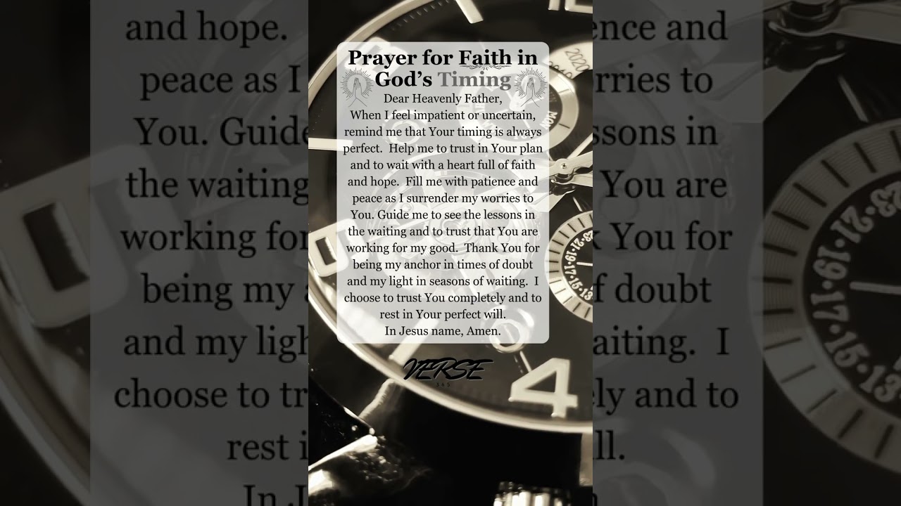⏳ Trust the Process - A Powerful Prayer for Faith in God&rsquo;s Timing 🙏 #dailyprayer #prayer #pray #god