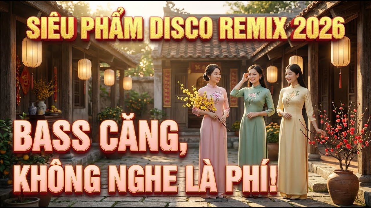 Siêu Phẩm Disco Remix 2026: Bass 8D Căng Cực – Bản Phối 
