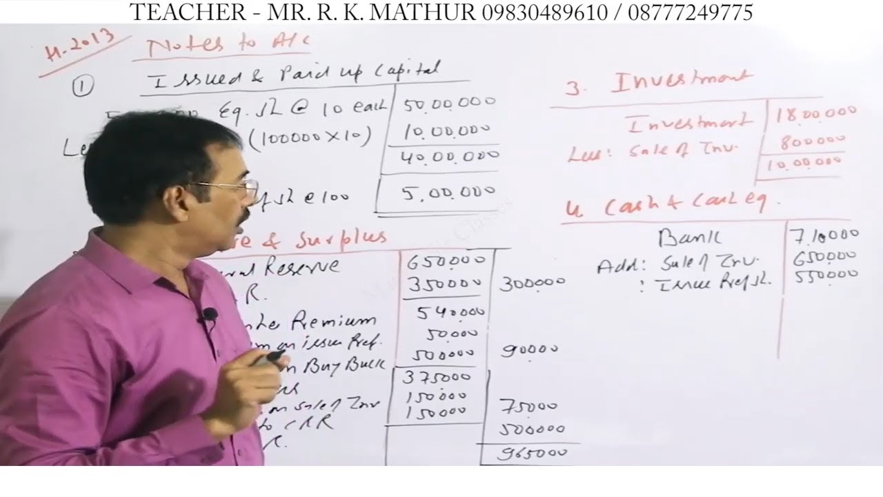 Buy Back of Shares | Journal Entries of Buy Back of Shares | Company Law | Mathur Sir Classes
