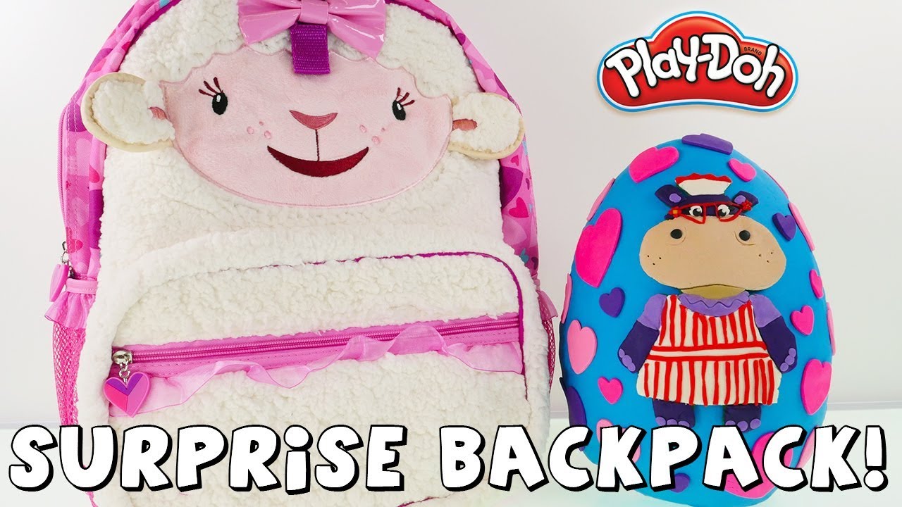 Surprise Backpack Doc McStuffins Toy Back to School Haul DCTC Amy Jo