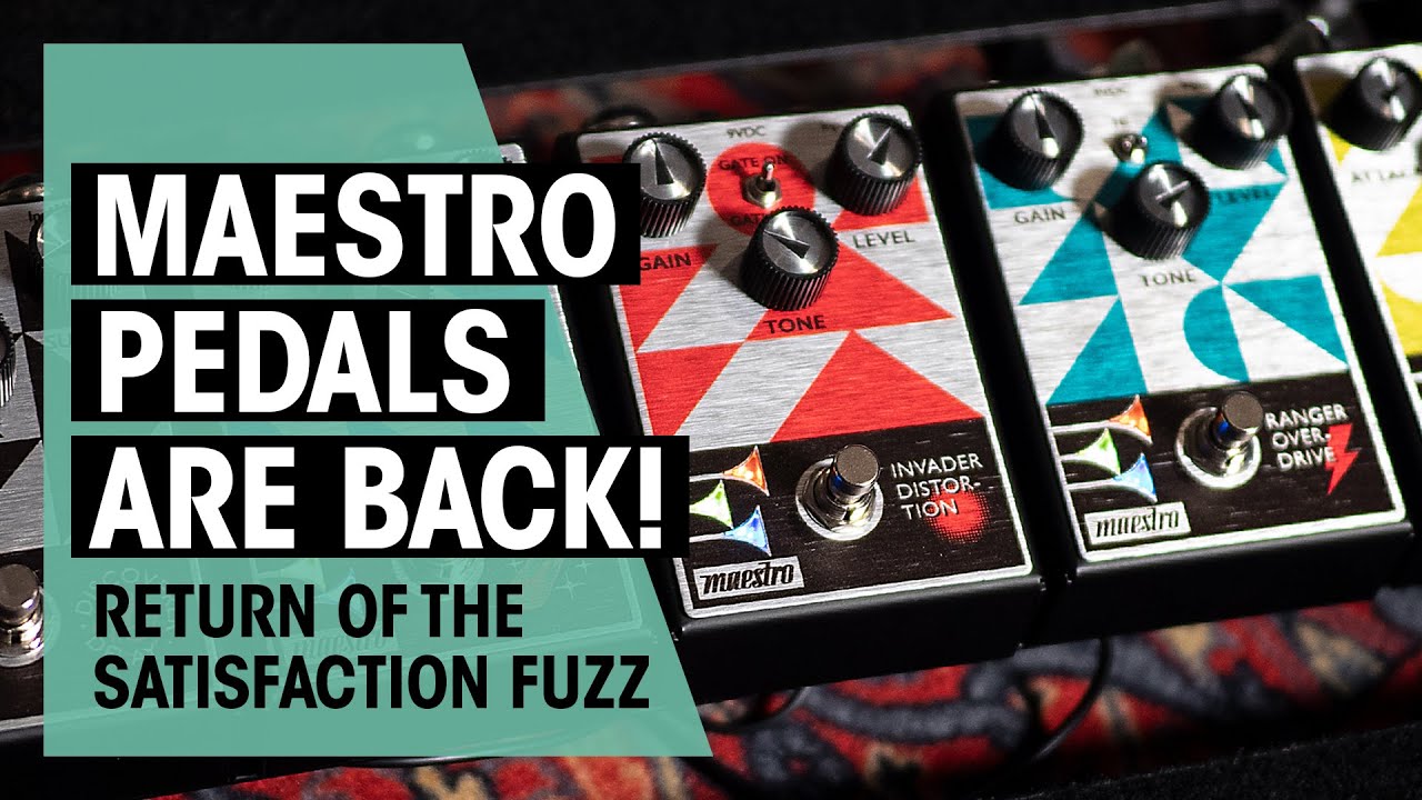 Gibson Brings Back Maestro Pedals! | Fuzz Tone and more... | Thomann