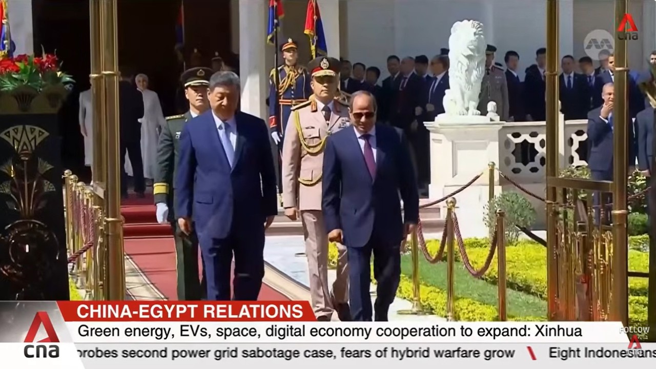 China-Egypt relations: Xi says Beijing willing to work with Middle East to safeguard shipping