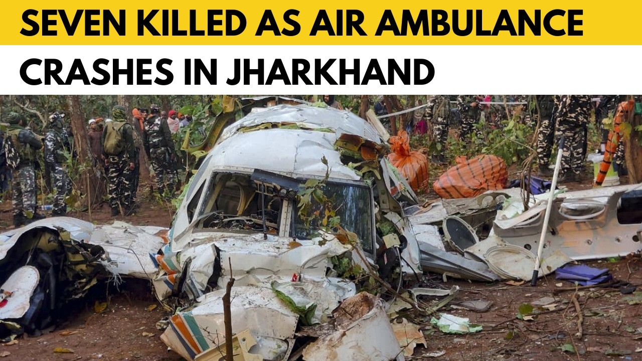 Jharkhand air ambulance crash: Seven killed; bodies brought to hospital for post-mortem
