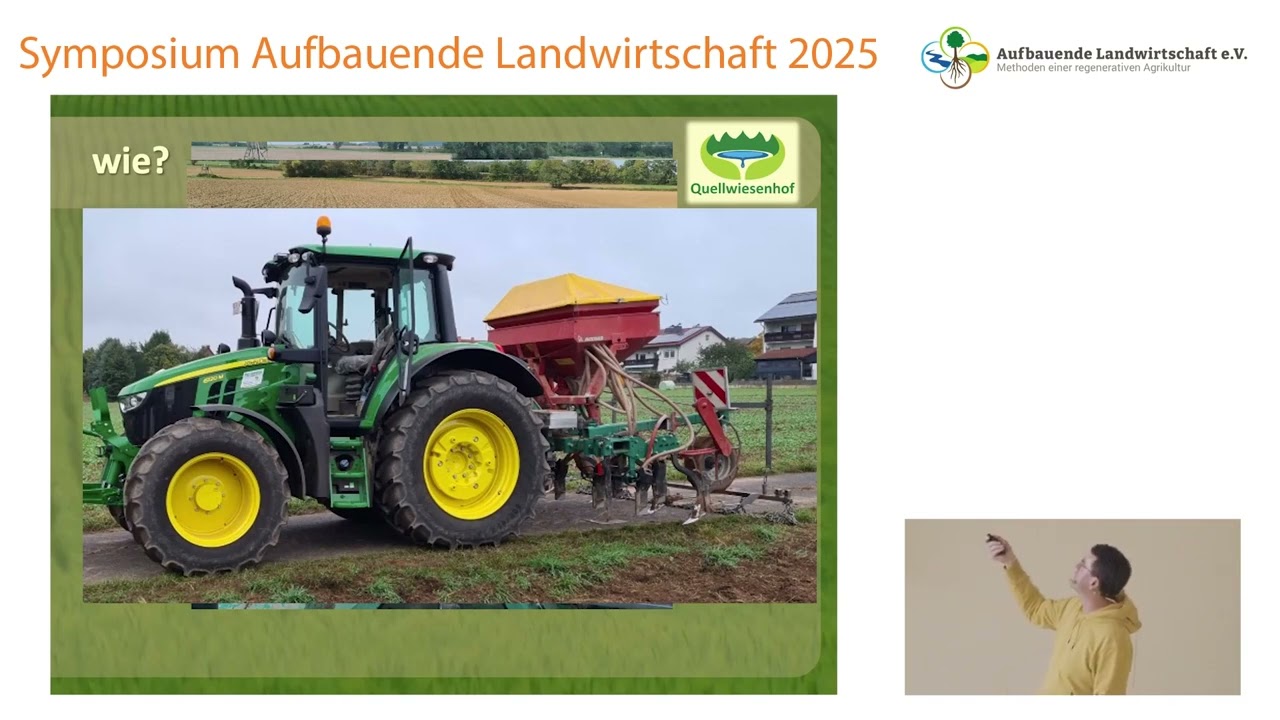 Rico Platzdasch, die praktische Anwendung der  Turiel-Dammkultur auf dem Quellwiesenhof