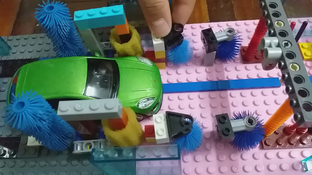 Lego Car Wash I The Friendly Gas Station I Pizza Restaurant I RMZ City Porsche Macan S