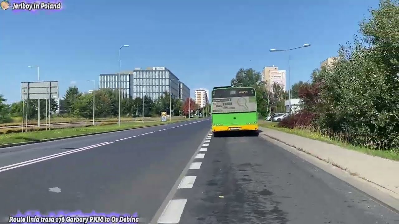 Route Linia Trasa 176 Garbary PKM to Os Debina
