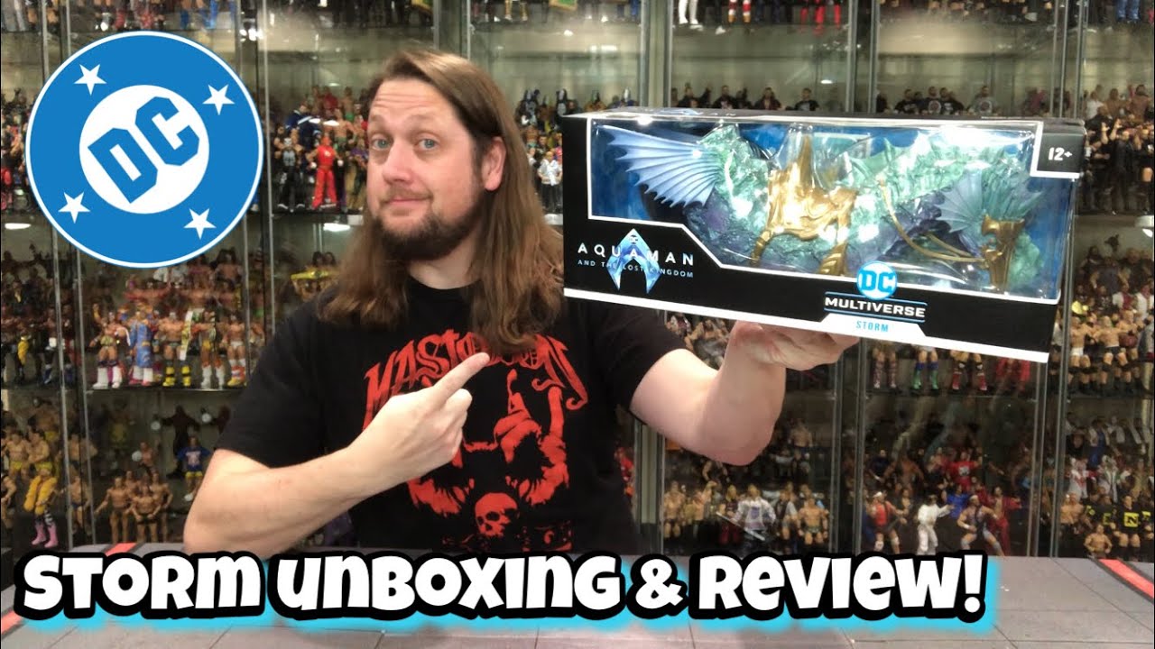 Storm Aquaman DC Multiverse McFarlane Toys Unboxing & Review!