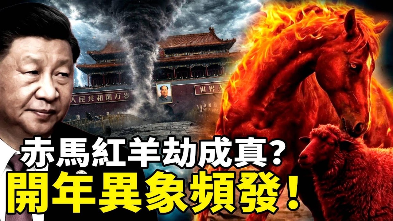 火马年开年异象频发：北京现罕见「蓝太阳」，多地山火连天，中共血旗落地！民众疯涌财神庙求平安！中国资产没人要， 全球10大私募巨头脱手难；刘美贤父亲六四被通缉逃亡美国， 陆网禁搜。