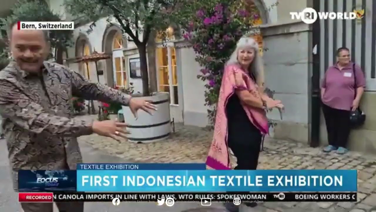 The first Indonesian Textile Exhibition in Bern