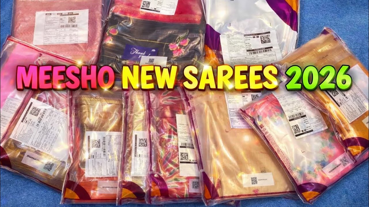 Meesho New Arrival Saree Haul 2026 | Latest Wedding & Party Wear Collection | Honest Review haul