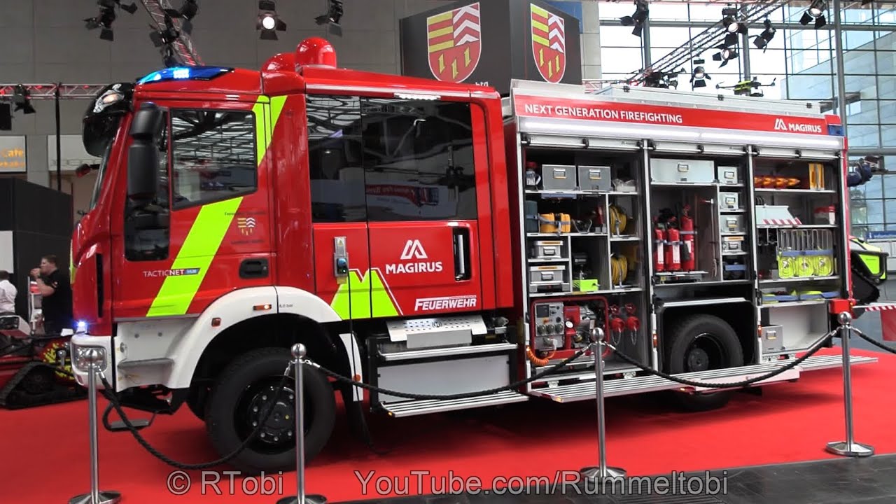 Futuristic German Drone & Robot Fire Engine? Iveco/ Magirus/ Alpha Robotics – Interschutz 2022