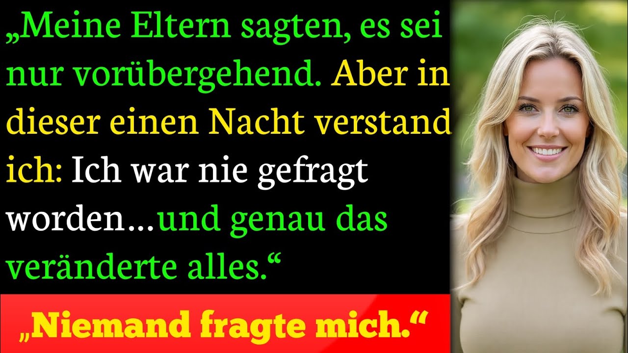 Meine Eltern entschieden über mich – bis ich diese eine Wahrheit entdeckte | Wahre Geschichte