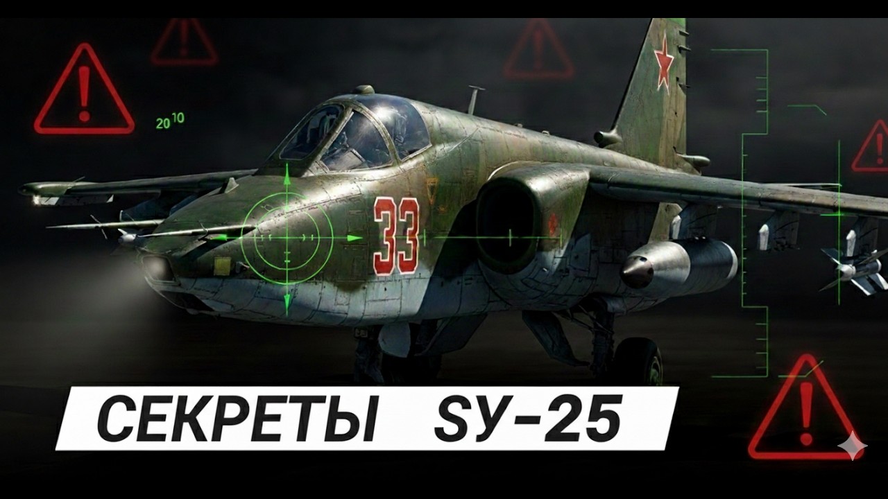 Су-25: почему этот самолёт такой опасный?
