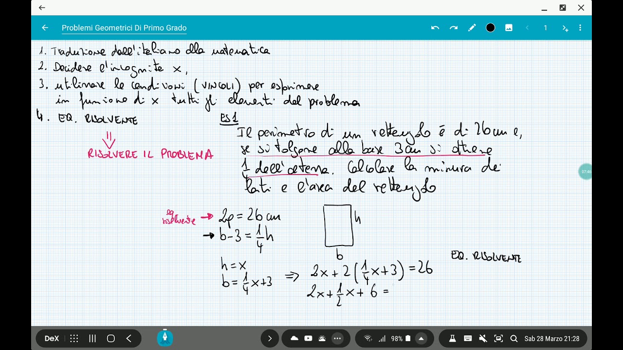 Problemi geometrici di primo grado