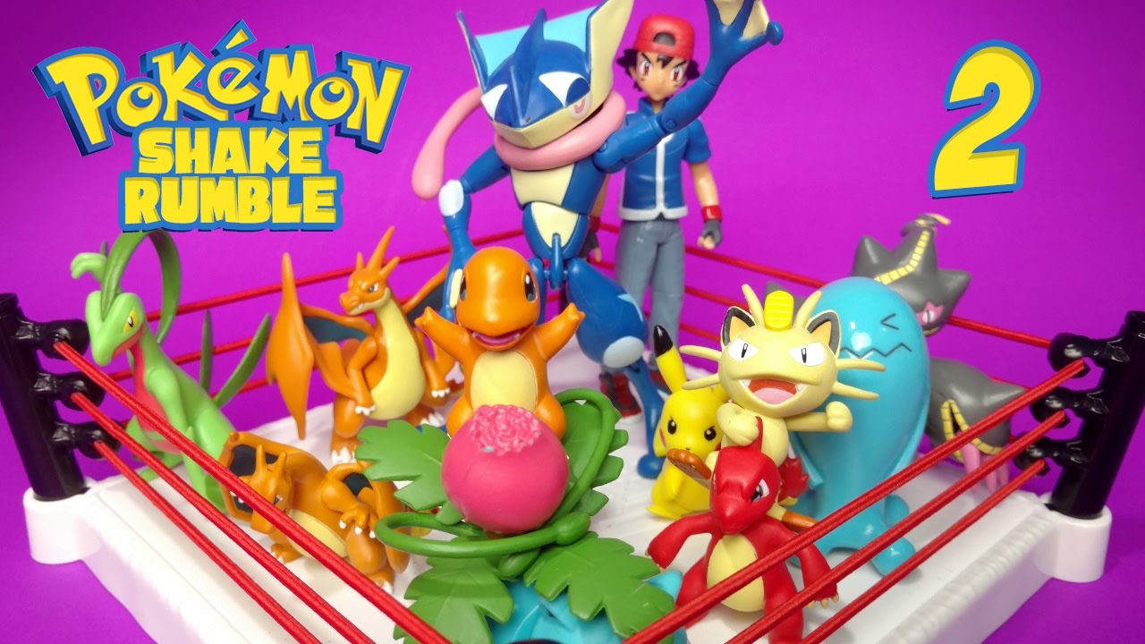 Pokémon Shake Rumble Wrestling Match with Charmander Evolution // RUMBLE LEAGUE by KIDCITY
