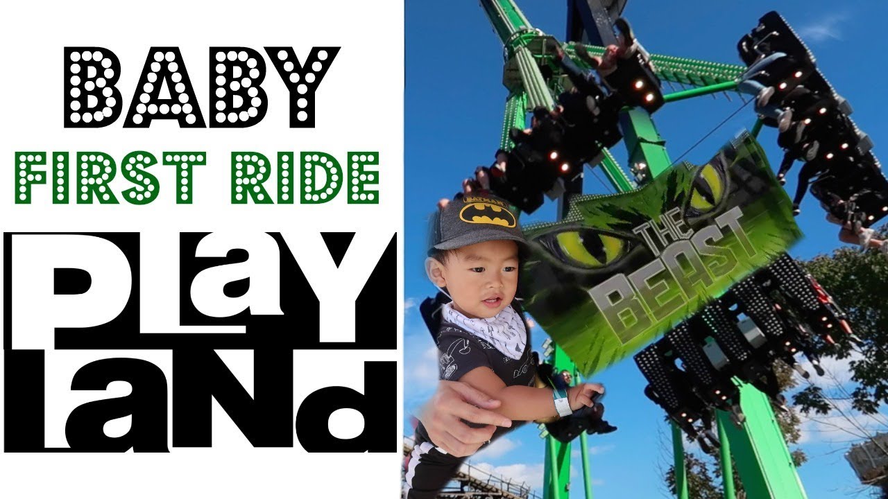 BABY FIRST RIDE AT PLAYLAND| DAY IN THE LIFE | Angie Lowis