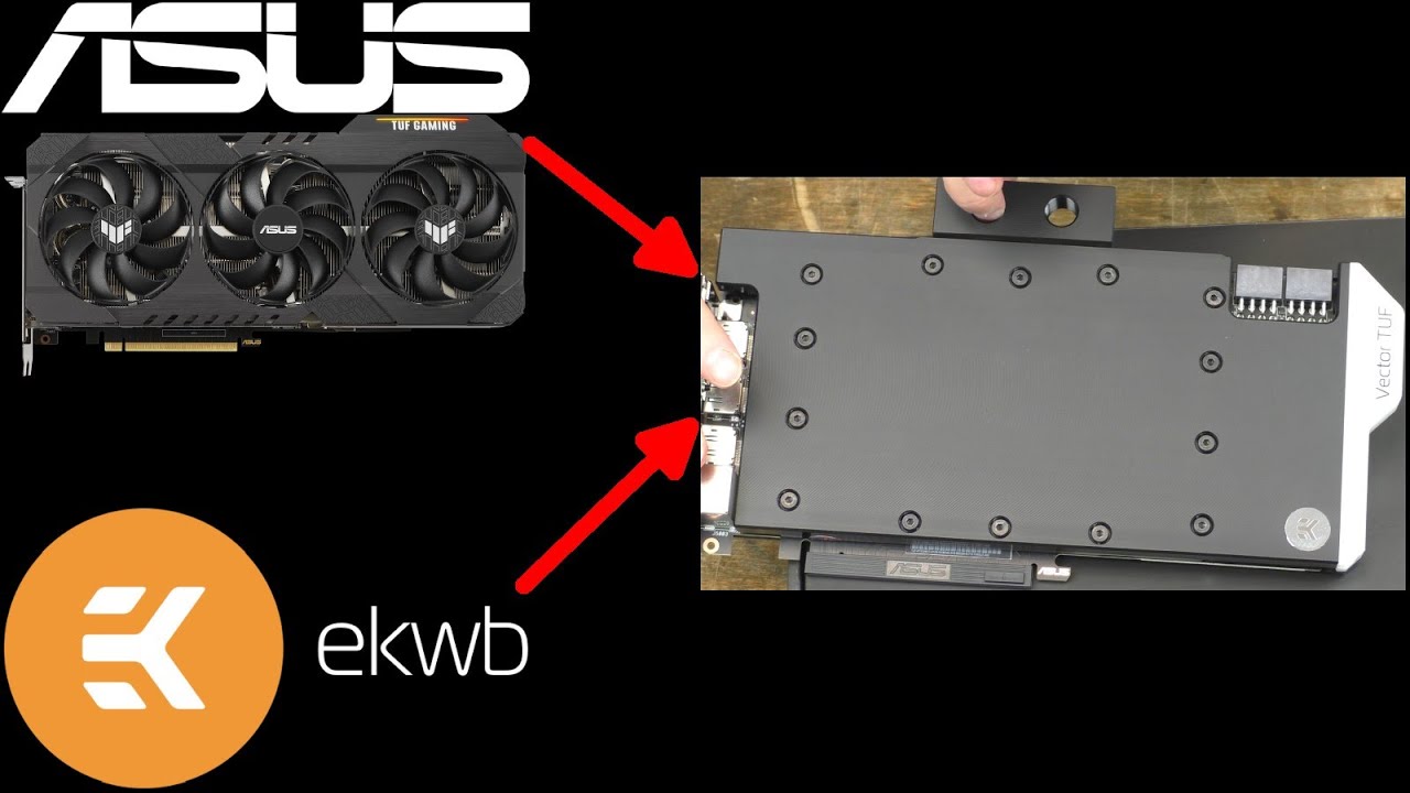Vodní chlazení: RTX 3080 Ti + EKWB (Asus TUF Gaming GeForce RTX 3080 Ti OC Water cooling)