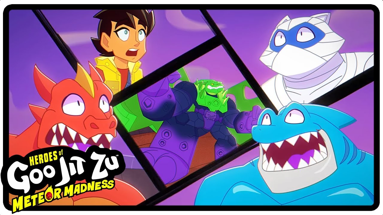 NEW Episodes RECAP! | Goo Jit Zu Meteor Madness | Cartoon movies | Part 1-6