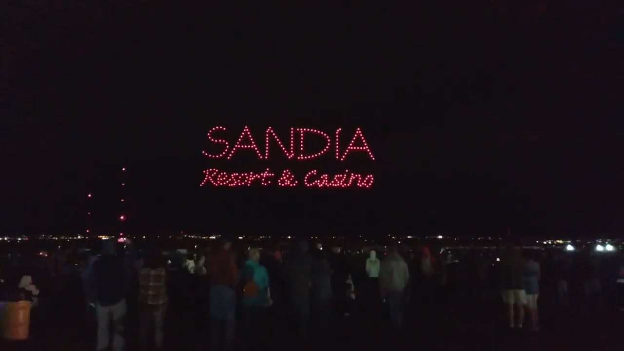 Complete Drone Show - 50th Anniversary Balloon Fiesta