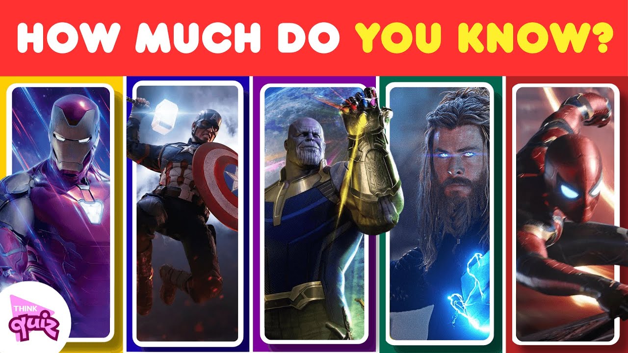 Are you an Avengers fan? 🧠 Test your knowledge in this QUIZ | Think Quiz