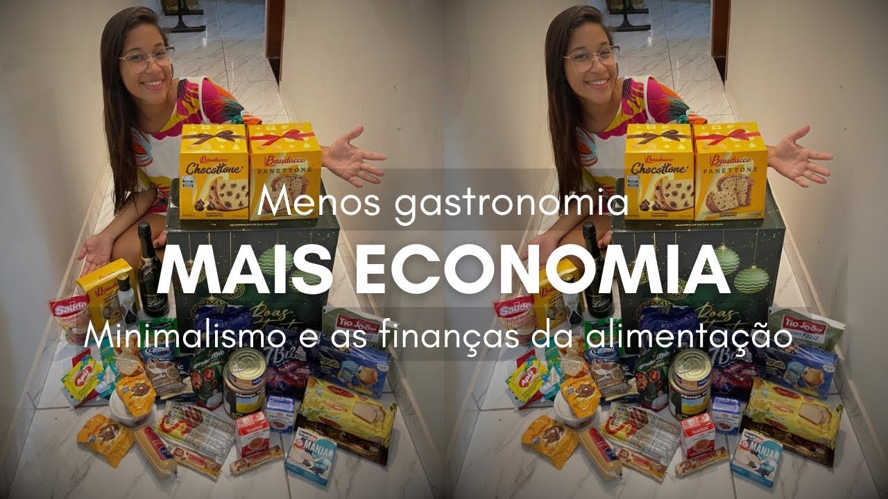 Comida minimalista: guia pra economizar MUITO no mercado!