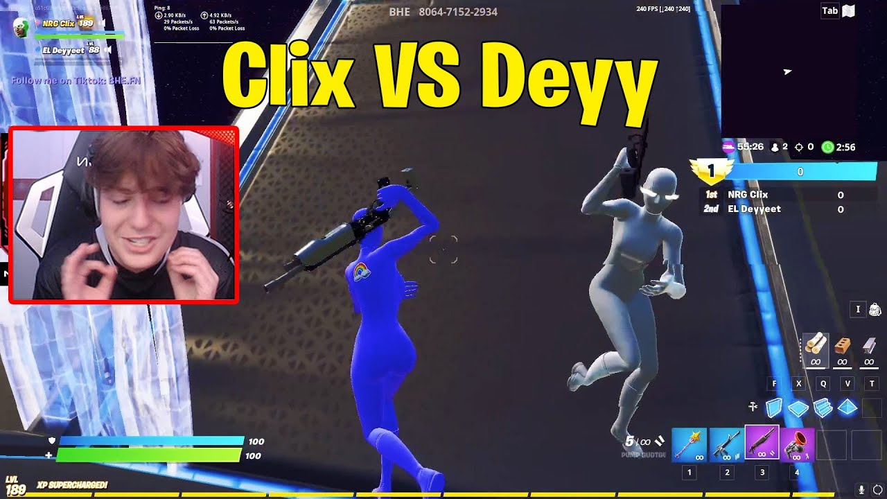 Clix VS Deyy 1v1 Buildfights | Fortnite