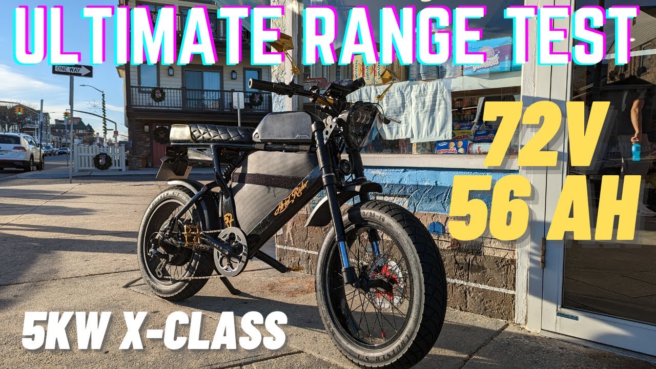 How far can 56 AMP HOURS take your e-bike? 5000W Ariel Rider X-Class
