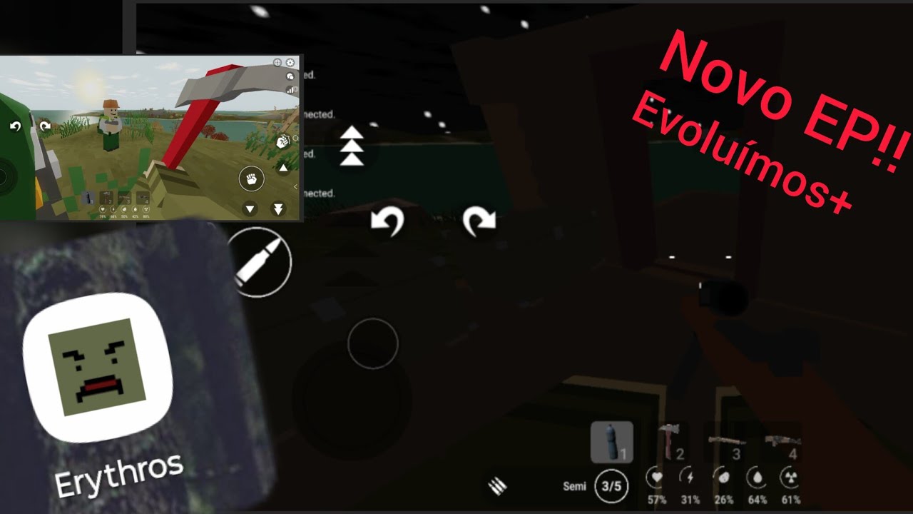 SOBREVIVENDO COM MEU AMIGO NO ERYTHROS EP 4!!
