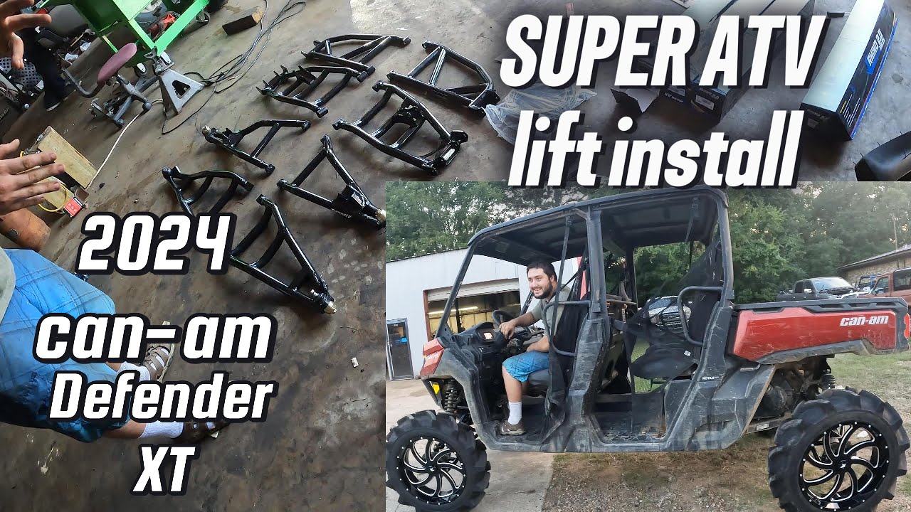 Super ATV lift Install on a 2024 CAN-AM Defender XT