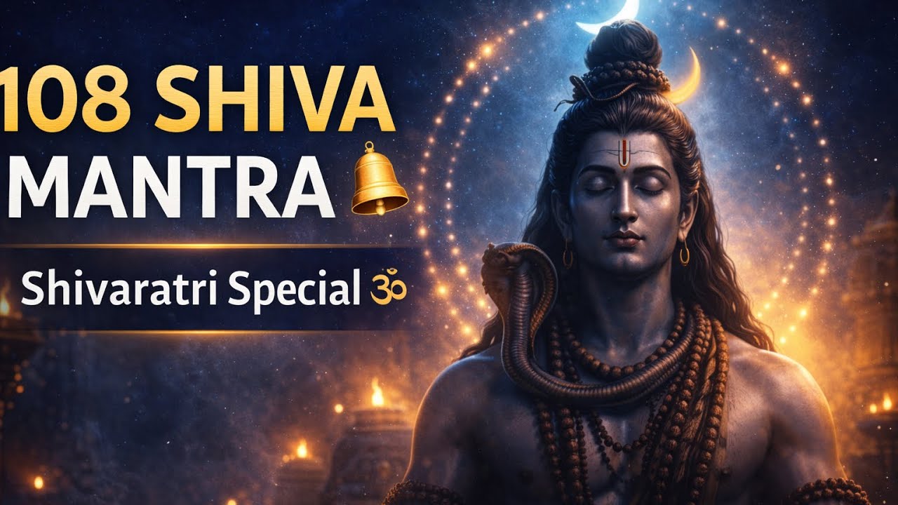 108 Om Namah Shivaya 🕉️ | Maha Shivaratri Special Mantra Loop 🔔 | Trendy Isai 🎵 