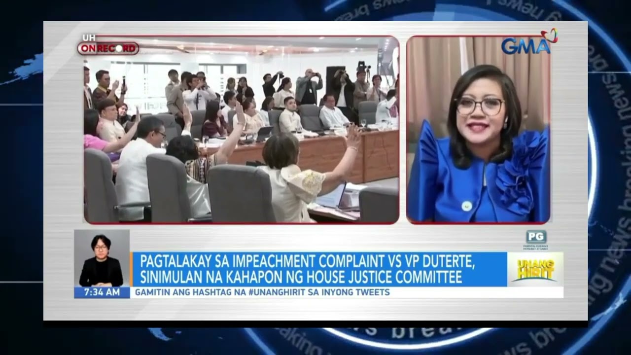 ON RECORD INTERVIEW SA MAHAHALAGANG DETALYE AT PROSESO NG MGA IMPEACHMENT COMPLAINTS  KAY VP SARA