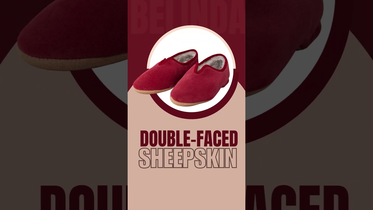 Luxury for Your Feet: Womens Sheepskin Slippers by Draper of Glastonbury