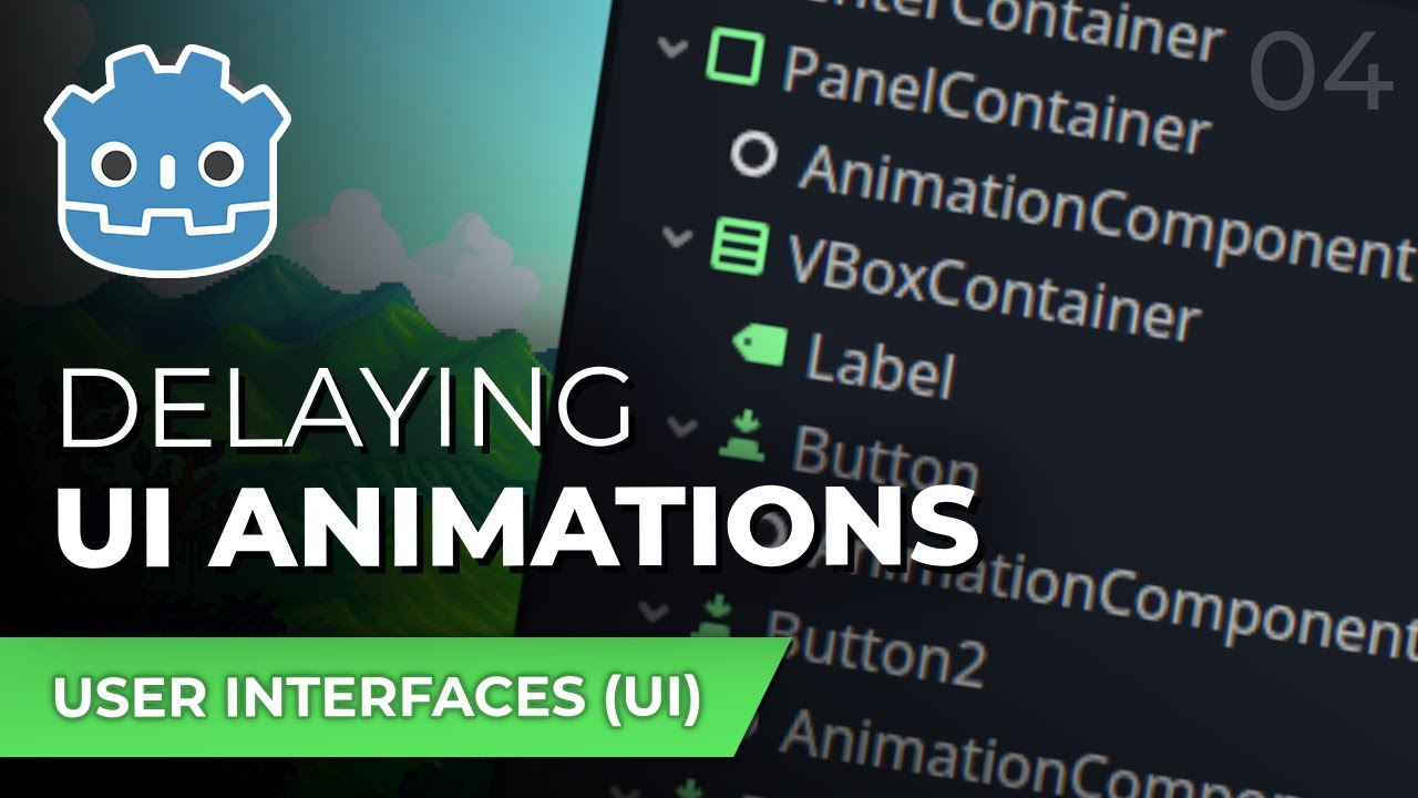 Delaying UI Animations in the Godot Engine