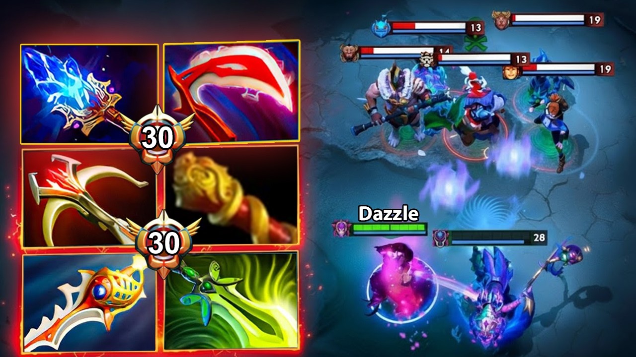 Late Game Dazzle Mid Is BROKEN 💥 Grandmaster One-Shot Build 🔥🔥