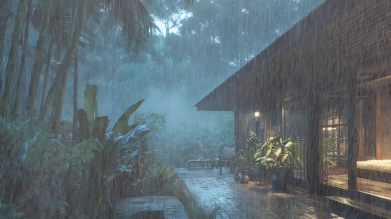 Heavy Rain & Thunder Sleep Sounds - 99% Instantly Fall Asleep | Wake Up Refreshed & Energized | Medi
