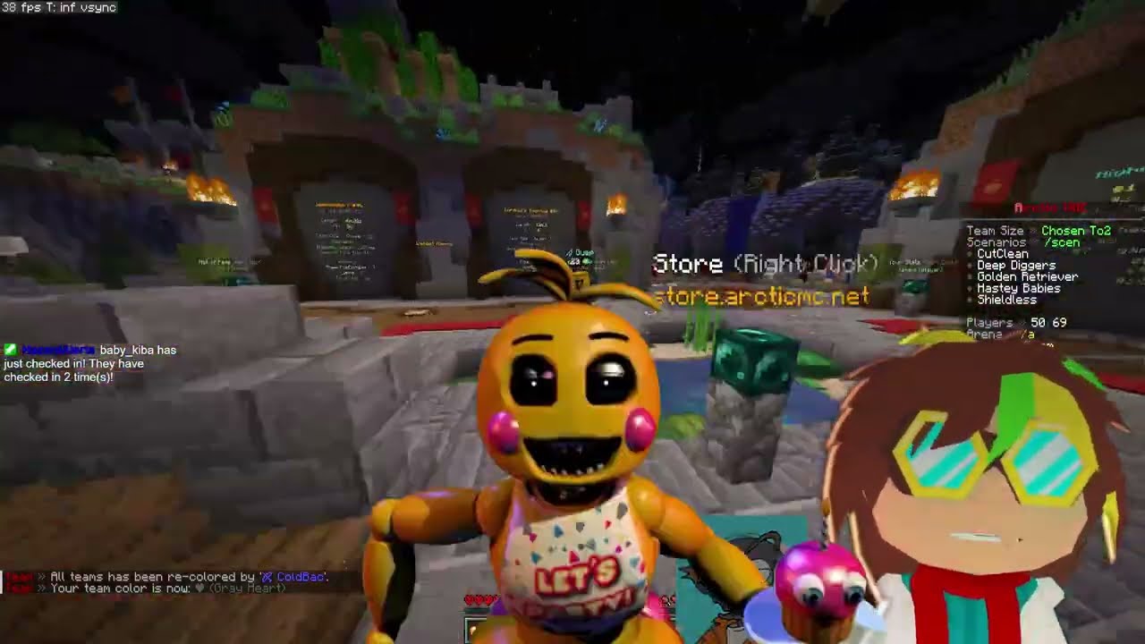 Minecraft UHC tournament with @Chasmic (really big loser's POV)