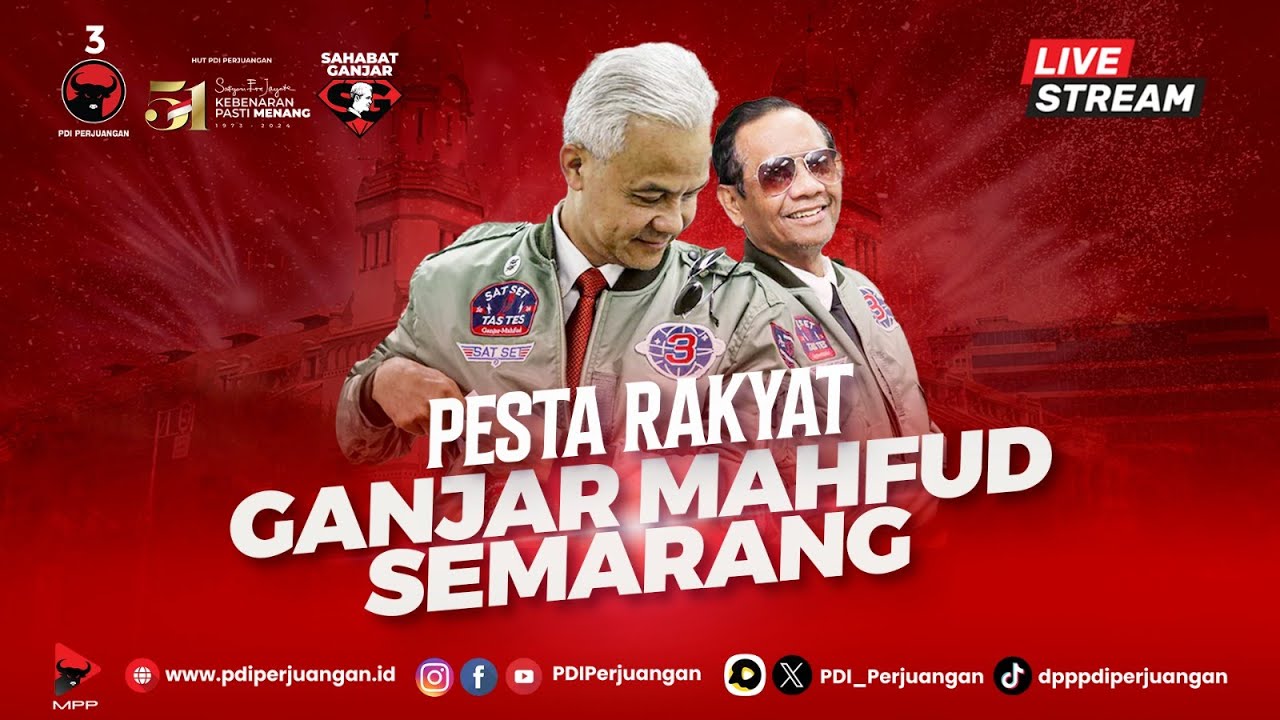 PESTA RAKYAT GANJAR - MAHFUD SEMARANG