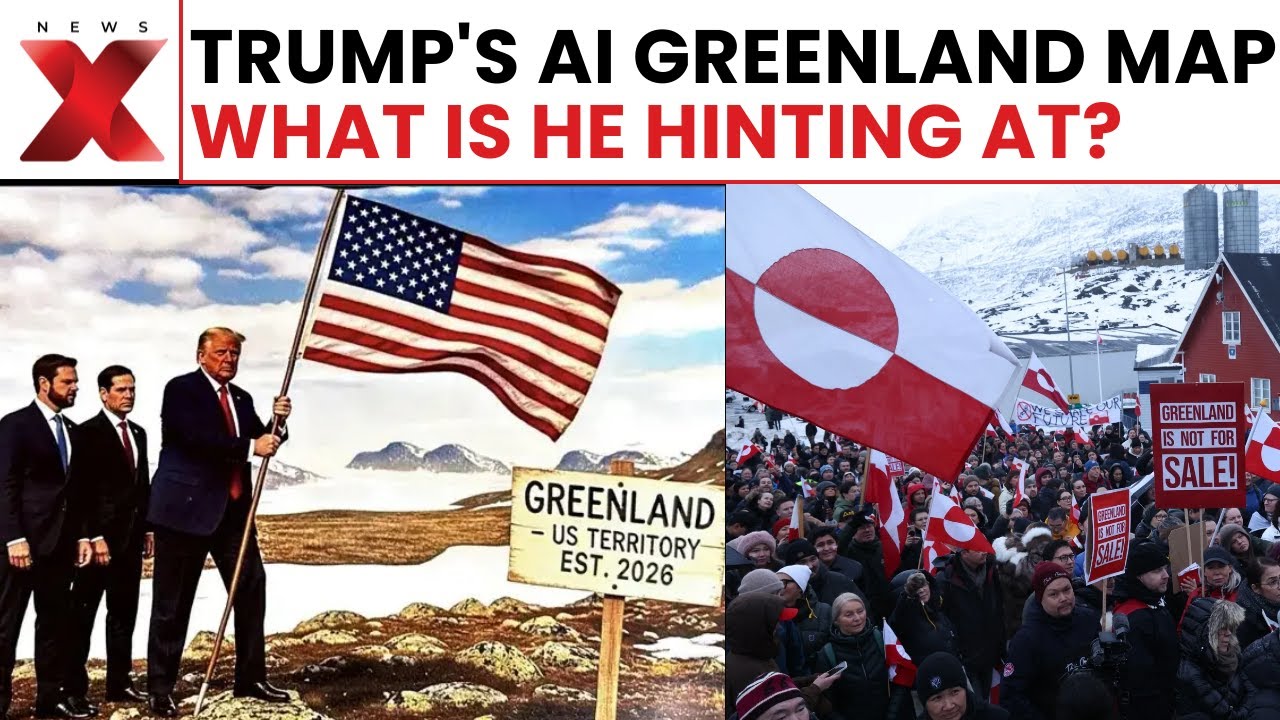 Trump Posts AI Map Showing Greenland As US Territory — Is He Turning NATO Against NATO? | NewsX