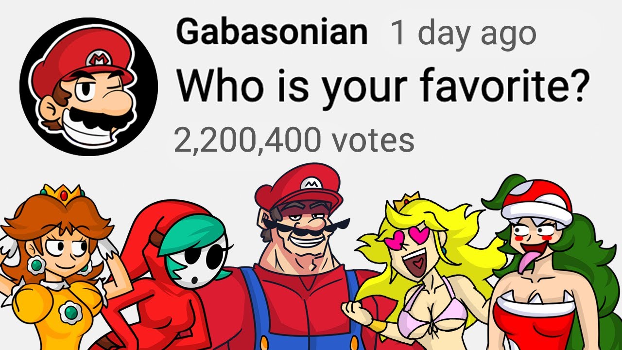 Funny Mario Poll MEGA Compilation 2 - Gabasonian