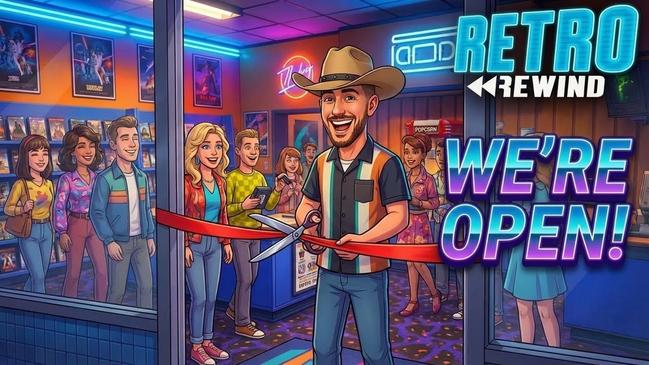 Retro Rewind ep1 | I Opened a 90's Video Store!