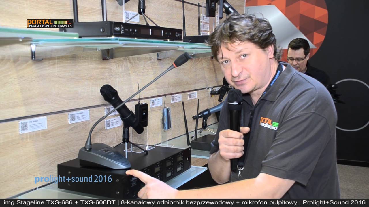 img Stageline TXS 686 + TXS 606DT - 8-kanałowy odbiornik bezprzewodowy [Prolight+Sound 2016]