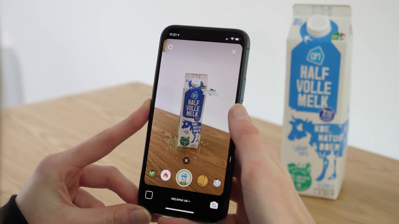 AR for packaging - Instagram