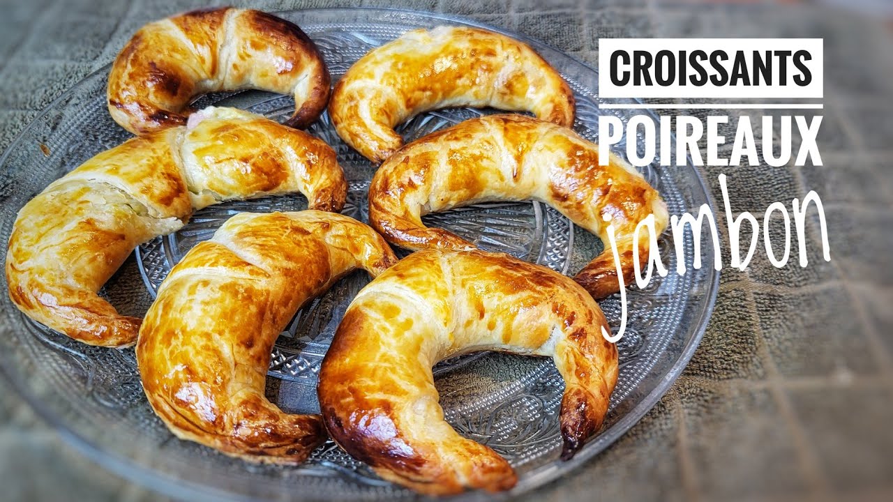 FEUILLETÉS aux POIREAUX et  au JAMBON