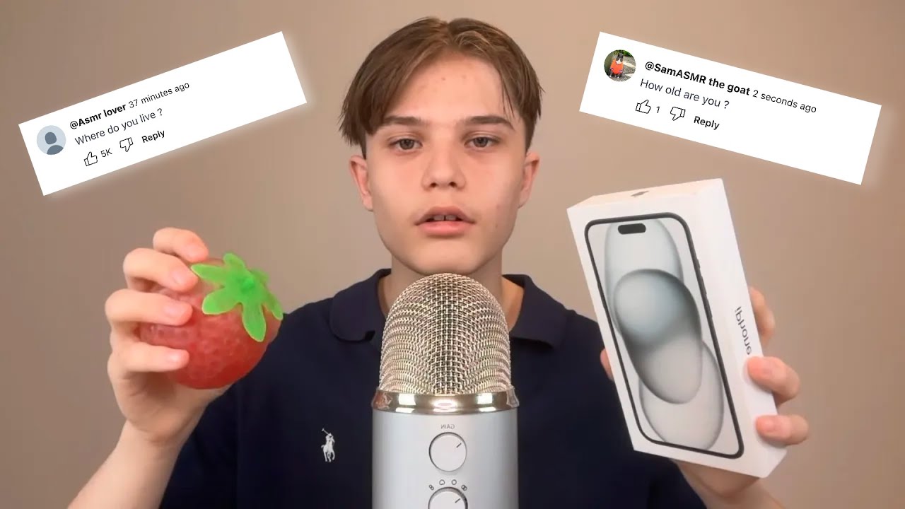 ASMR LIVE I ANSWER YOUR QUESTIONS